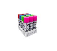 The Original Silly String! Paquete de fiesta de cuerda tonta, paquete de 12, colores surtidos, lata grande de 3 onzas, la única fiesta real en una lata. ¡Sé tonto! Dispara más de 15 pies