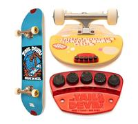 The Original Tail Devil Spark It Up! ® Placas de Chispa para Skateboard para Niño y Adulto - Accesorios para Monopatin para Niño y Niña, Tabla Skate Placa de Encendido, Tail Devil Spark Plates