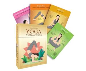 The Original Yoga Asana Cards - Deck de entrenamiento con más de 120 poses - Secuenciación con colas y nombres en sánscrito para principiantes y profesores - Regalo