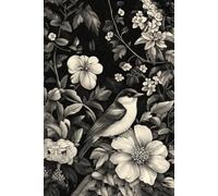 The Ornamental Bird Journal - Blank Pages Beneath the Blossoms: A 200-Page Blank Notebook with Vintage Botanical and Bird Artwork