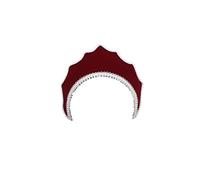 The Other Boleyn Girl Mary Anne Boleyn Hat Headpiece Tudor Elizabelino Headwear Coronet Diadema accesorios cosplay (estilo 1, rojo)