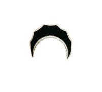 The Other Boleyn Girl Mary Anne Boleyn Sombrero Tudor Elizabelino Diadema Coronet Accesorios de cosplay (Estilo 2, Negro)