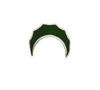 The Other Boleyn Girl Mary Anne Boleyn Sombrero Tudor Elizabelino Diadema Coronet Accesorios de cosplay (Estilo 2, verde oscuro)