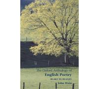 John Wain The Oxford Anthology of English Poetry Volume II (Tapa blanda)