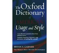 The Oxford Dictionary of American Usage and Style by Bryan A. Garner (2000-01-13)