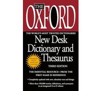 The Oxford New Desk Dictionary and Thesaurus