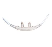The Oxygen Store Cánula nasal con tubo de 4 pies, material sin látex, diseño de tres canales, sobre la oreja para pacientes con terapia de oxígeno a largo plazo, transparente, 4 pies