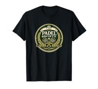 The Padel Society Elegante Crest Padel Jugador Camiseta