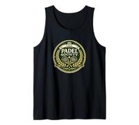 The Padel Society Elegante Crest Padel Jugador Camiseta sin Mangas