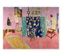 The Painter's Studio, 1911 Póster de Henri Matisse 70 x 50 cm Rosado Cuadros Decoración para la pared