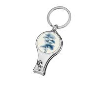 The Palm Tree - Cortaúñas de uñas de color azul índigo, cortaúñas profesional para mujeres y hombres