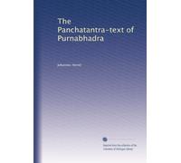 The Panchatantra-text of Purnabhadra