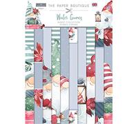 The Paper Boutique Winter Gnomes - Insert Collection, Colores navideños Suaves, A4