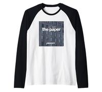 The Paper Logo Office Building Camiseta Manga Raglan