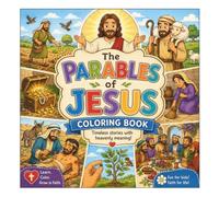 The Parables of Jesus Coloring Book: 40 Bible Stories with Coloring Pages, Scripture, Lessons, Reflection Questions, and Prayers for Kids: A Catholic ... Faith-Filled Activities, & meaningful lessons
