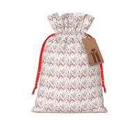 The Paris Tower And A Bicycle Print Gift - Bolsas versátiles reutilizables con cordón para fiestas