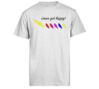 The Partridge Family Cmon Get Happy Camiseta De Manga Corta De Hombre Gris