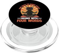 The Path To Inner Peace Begins With Four Words PopSockets PopGrip para MagSafe