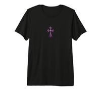 The Pave Diamonds Amethyst Cross Camiseta Premium