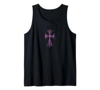 The Pave Diamonds Amethyst Cross Camiseta sin Mangas
