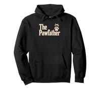 The Pawfather Funny Dog Lover Pet Owner Juego de palabras lema Sudadera con Capucha