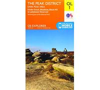 The Peak District: Dark Peak Area: OL01 (OS Explorer)
