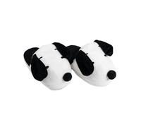 The Peanuts Snoopy 3D - Zapatillas de estar por casa con orejas flotantes para hombre y mujer, unisex, color blanco y negro