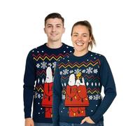 The Peanuts Snoopy - Jersey de invierno para hombre y mujer, unisex, color azul