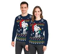 The Peanuts Snoopy - Jersey de invierno para hombre y mujer, unisex, color azul