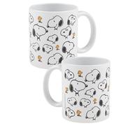 The Peanuts Snoopy - Taza de café (cerámica, 320 ml), color blanco