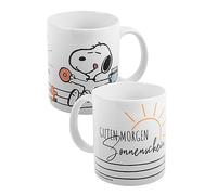The Peanuts Snoopy - Taza de café (cerámica, 320 ml), diseño de sol