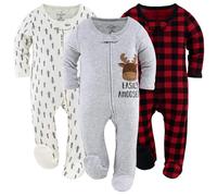 The Peanutshell Juego de 3 pijamas para bebs para nios o nias, ropa para recin nacidos, nios y nias, pijamas unisex de algodn suave, ropa