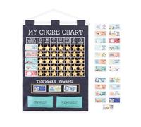 The Peanutshell Tabla de tareas para niños pequeños, tabla de recompensas para niños, 58 piezas