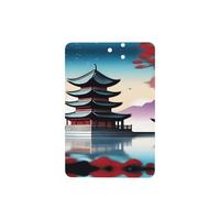 The Pearl Of The Ori - Ambientadores para coche, 6 unidades, rectangulares, para colgar en tabletas de aromaterapia, ambientadores perfumados para dormitorio y baño