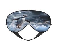 The Penguin - Antifaz para dormir con correa ajustable, cómoda cubierta para los ojos para viajes, yoga, siestas, dormir y relajarse
