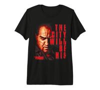 The Penguin Face and City Camiseta Premium