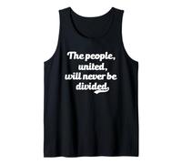 The People United nunca será una manifestación de mujeres divididas Camiseta sin Mangas