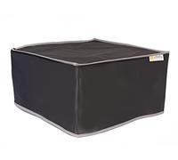 The Perfect Dust Cover LLC - Funda de vinilo negro compatible con impresora multifunción Epson EcoTank ET-3850, antiestática e impermeable