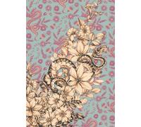 The Perfect Tarot & Oracle Journal: Serpentine Mystic Floral Cover Design · 7 x 10 inches · 333 Pages