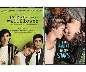 The Perks of Being a Wallflower + Fault in Our Stars Romance Movie DVD Set Double Love Twice as Much