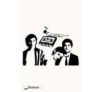 The perks of being a wallflower Notebook: White Paper Interior with Matte Finish Cover
