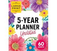 The Perpetual Life & Goal Planner: Bloom Where You Are Planted | Undated 5-Year Organizer with Vision Board, Productivity Trackers & Lined Pages | US Letter 8.5x11 Size