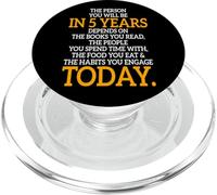 The Person You Will Be In 5 Years Empresario Motivación PopSockets PopGrip para MagSafe