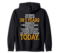 The Person You Will Be In 5 Years Empresario Motivación Sudadera con Capucha