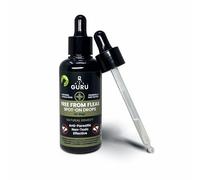The Pet Guru - Libre de pulgas para perros Spot-on Drops - Tratamiento natural no tóxico de acción rápida para pulgas - Control de pulgas, 100 ml