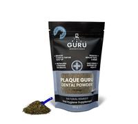 THE PET GURU Plaque Guru - Suplemento de higiene bucal para perros, 100 g, polvo para el cuidado dental, reduce la placa, aliento fresco, reduce la inflamación de las encías, salud natural del perro