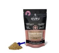 The Pet Guru - Suplemento en polvo digestivo Tummy Guru para gatos, 100 g, intestino saludable, pre y probiótico, mejora la inmunidad, alivio del malestar estomacal, antibolas de pelo, salud natural