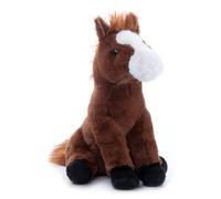 The Petting Zoo Horse Polled Animal Plushie Reghits for Kids Wild Onez Farm Animals Horse Plush Toy 12 pollici