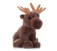 The Petting Zoo Moose Stuffed Animal Plushie Gifts for Kids Wild Onez Babiez Wildlife Animals Moose Plush Toy 6 inches