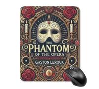 The Phantom of the Opera Designers - Alfombrilla de mouse para estación de trabajo, consola de rendimiento, compacta, impermeable, para oficina, ultra fina, silenciosa